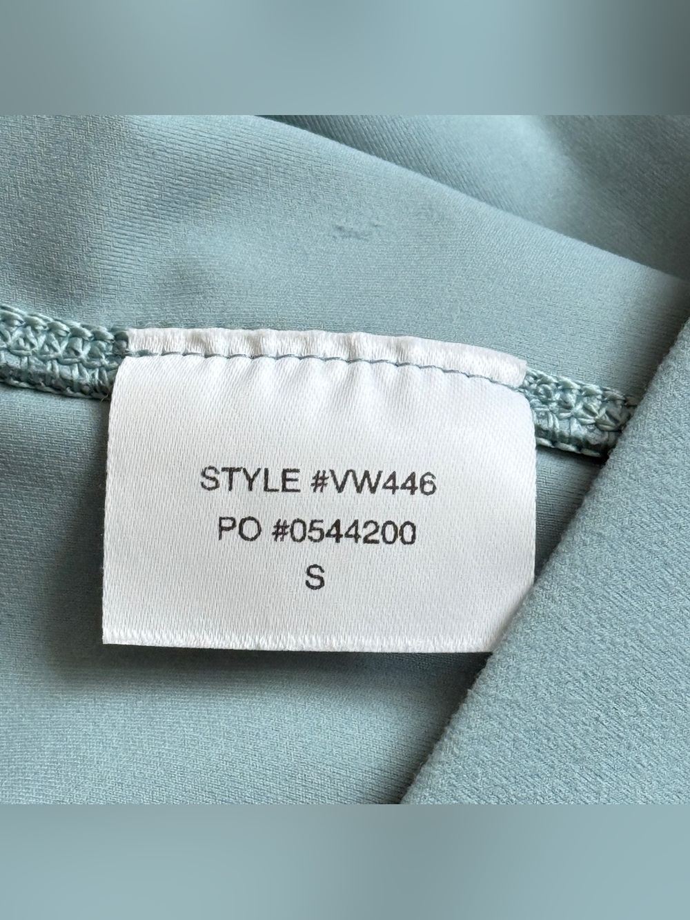 Vuori Studio Pocket Legging in Light Aqua Blue | Size S - Picture 9 of 9